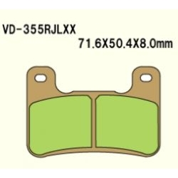 VESRAH VD-355RJLXX RACING klocki hamulcowe sklep motocyklowy MOTORUS.PL