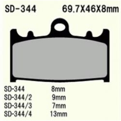 VESRAH VD-344 SEMI METALIC klocki hamulcowe sklep motocyklowy MOTORUS.PL