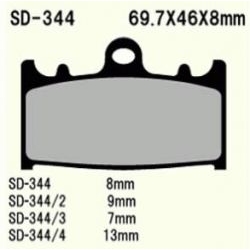 VESRAH VD-344/2 SEMI METALIC klocki hamulcowe sklep motocyklowy MOTORUS.PL