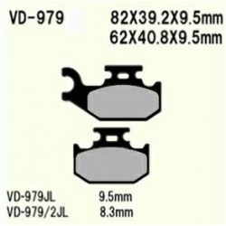 VESRAH VD-979 SEMI METALIC klocki hamulcowe sklep motocyklowy MOTORUS.PL