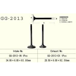 VESRAH GG-2013-EX zawór wydechowy Yamaha SR185, XT200, YFM250, TW200, XT225, TTR230