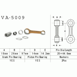 VESRAH VA-5009 korbowód HONDA CR80/85 86-07 sklep MOTORUS.PL