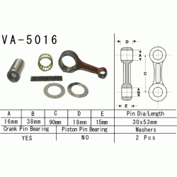 VESRAH VA-5016 korbowód HONDA CRF250R/X 04-09 sklep MOTORUS.PL