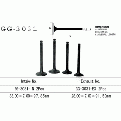 VESRAH GG-3031-EX zawór wydechowy SUZUKI LS650 Savage 86-88 + 95-11