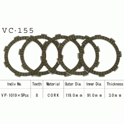 VESRAH VC-155 komplet motocyklowych tarcz sprzęgła sklep MOTORUS.PL
