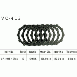 VESRAH VC-413 komplet motocyklowych tarcz sprzęgła sklep MOTORUS.PL