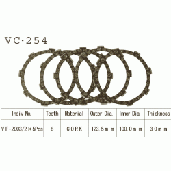 VESRAH VC-254 komplet motocyklowych tarcz sprzęgła sklep MOTORUS.PL