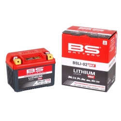 BS BSLI-02 MAX akumulator LITOWO-JONOWY LiFePO4 ze wskaźnikiem P+ 180A,38,4WH,3Ah MOTORUS.PL