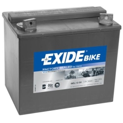 EXIDE GEL12-30 bezobsługowy ŻELOWY 12V 30Ah L+ CCA180 akumulator motocyklowy 197x132x186 MOTORUS.PL