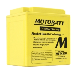 MotoBatt MBTX30U 12V 32Ah CCA385A P+ AGM akumulator motocyklowy (166x126x175) MOTORUS.PL