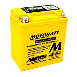 MotoBatt MBTX7U 12V 8Ah CCA115 AGM akumulator motocyklowy 114x70x128 (YTX7LBS) MOTORUS.PL