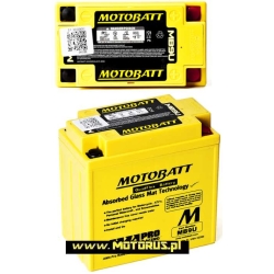 MOTOBATT MB9U 12V 11Ah CCA140 AGM akumulator motocyklowy 136x75x133 MOTORUS.PL