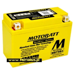 MOTOBATT MBT9B4 12V 9Ah CCA115 AGM akumulator motocyklowy MOTORUS.PL