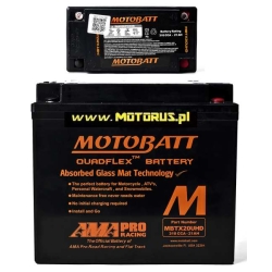 MotoBatt MBTX20UHD 12V 21Ah CCA310 AGM akumulator motocyklowy 175x87x155 MOTORUS.PL