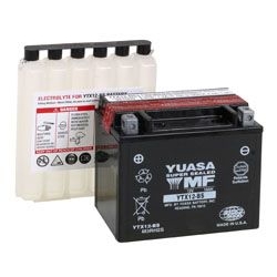 YUASA YTX12-BS 12V 10,5Ah 180A L+ bezobsługowy akumulator motocyklowy SUCHY z elektrolitem sklep MOTORUS.PL