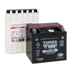 YUASA YTX14L-BS 12V 12,6Ah 200A P+ bezobsługowy akumulator motocyklowy SUCHY z elektrolitem sklep MOTORUS.PL