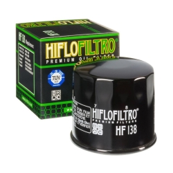 Hiflofiltro HF138 motocyklowy filtr oleju SUZUKI GSX/GSXR/SV/TL/VZ/VS/DL MOTORUS.PL