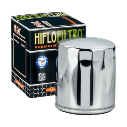 HifloFiltro HF174B HF174C chrome motocyklowy filtr oleju HARLEY-DAVIDSON V-ROD sklep MOTORUS.PL