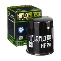 HifloFiltro HF750 motocyklowy filtr oleju YAMAHA VF 200/250 11- , F 225/250/300 V6 Offshore 11- sklep MOTORUS.PL