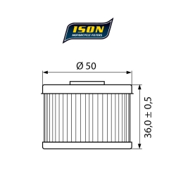 ISON 112 motocyklowy filtr oleju HF112 w sklepie motocyklowym MOTORUS.PL