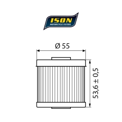 ISON 123 motocyklowy filtr oleju HF123 w sklepie motocyklowym MOTORUS.PL