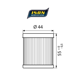 ISON 132 motocyklowy filtr oleju HF132 w sklepie motocyklowym MOTORUS.PL