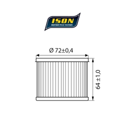 ISON 133 motocyklowy filtr oleju HF133 w sklepie motocyklowym MOTORUS.PL