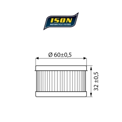 ISON 136 motocyklowy filtr oleju HF136 w sklepie motocyklowym MOTORUS.PL