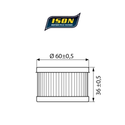 ISON 137 motocyklowy filtr oleju HF137 w sklepie motocyklowym MOTORUS.PL