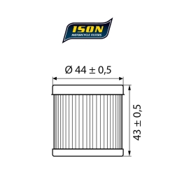 ISON 139 motocyklowy filtr oleju HF139 w sklepie motocyklowym MOTORUS.PL