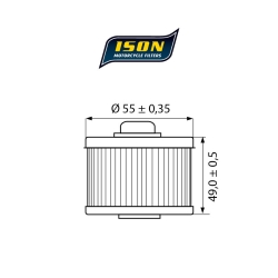 ISON 145 motocyklowy filtr oleju HF145 w sklepie motocyklowym MOTORUS.PL