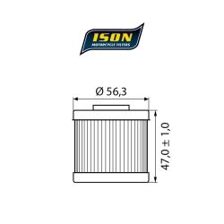 ISON 151 motocyklowy filtr oleju HF151 w sklepie motocyklowym MOTORUS.PL