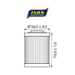 ISON 152 motocyklowy filtr oleju HF152 w sklepie motocyklowym MOTORUS.PL