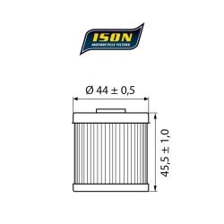 ISON 154 motocyklowy filtr oleju HF154 w sklepie motocyklowym MOTORUS.PL