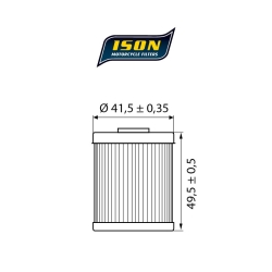 ISON 157 motocyklowy filtr oleju HF157 w sklepie motocyklowym MOTORUS.PL