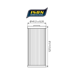 ISON 158 motocyklowy filtr oleju HF158 w sklepie motocyklowym MOTORUS.PL
