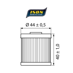 ISON 566 motocyklowy filtr oleju HF566 w sklepie motocyklowym MOTORUS.PL