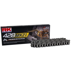 RK 428MXZ1 HEAVY DUTY NON-ORING OFF-ROAD RACING Z ZAPINKĄ 428MXZ1-132 ogniw łańcuch napędowy sklep motocyklowy MOTORUS.P