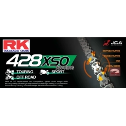 RK 428XSO RX-RING Z ZAPINKĄ 428XSO-142 ogniw łańcuch napędowy sklep motocyklowy MOTORUS.PL