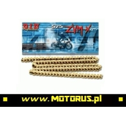 DID525ZVMX G&G-116LE ogniw łańcuch napędowy X-RING ZŁOTY ZAKUTY sklep motocyklowy MOTORUS.PL