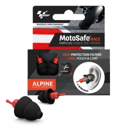 ALPINE MotoSafe RACE MotoGP stopery zatyczki motocyklowe do uszu z filtrem PARA MOTORUS.PL