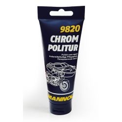 MANNOL CHROM POLITUR pasta do czyszczenia polerowania CHROMU 100ml sklep motocyklowy MOTORUS.PL