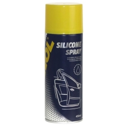 MANNOL SILICONE SPRAY przywraca elastyczność uszczelek 450ml sklep motocyklowy MOTORUS.PL