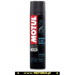 MOTUL E10 MC CARE SHINE & GO SPRAY środek do czyszczenia i pielęgnacji 0,4L sklep MOTORUS.PL