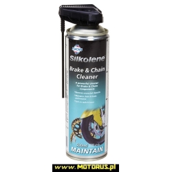 SILKOLENE BRAKE CHAIN CLEANER Spray do czyszczenia łańcuchów i hamulców 500ml MOTORUS.PL