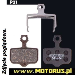 BRAKING ORGANIC P21004 AVID ELIXIR Rowerowe klocki hamulcowe MOTORUS.PL