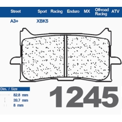 CL Brakes 2245XBK5 motocyklowe klocki hamulcowe na 1 tarczę HONDA CRF1000L Africa Twin 16-19, CRF1100L Africa Twin/DCT 2