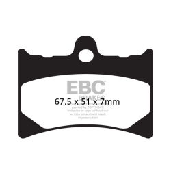 EBC FA126TT motocyklowe klocki hamulcowe MOTORUS.PL