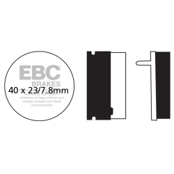 EBC FA155 motocyklowe klocki hamulcowe MOTORUS.PL