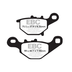 EBC FA401R motocyklowe klocki hamulcowe MOTORUS.PL